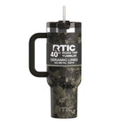 Herobuddy™ 40 oz Ceramic Lined Road Trip Tumbler with Handle - Insulated Travel Tumbler Cup
