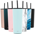 Herobuddy™ 24oz Classic Tumbler with Straw and Flip Lid - Insulated Travel Tumbler Cup