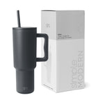 Simple Modern 40 fl oz Insulated Stainless Steel Trek Tumbler with Straw Lid | Graphite