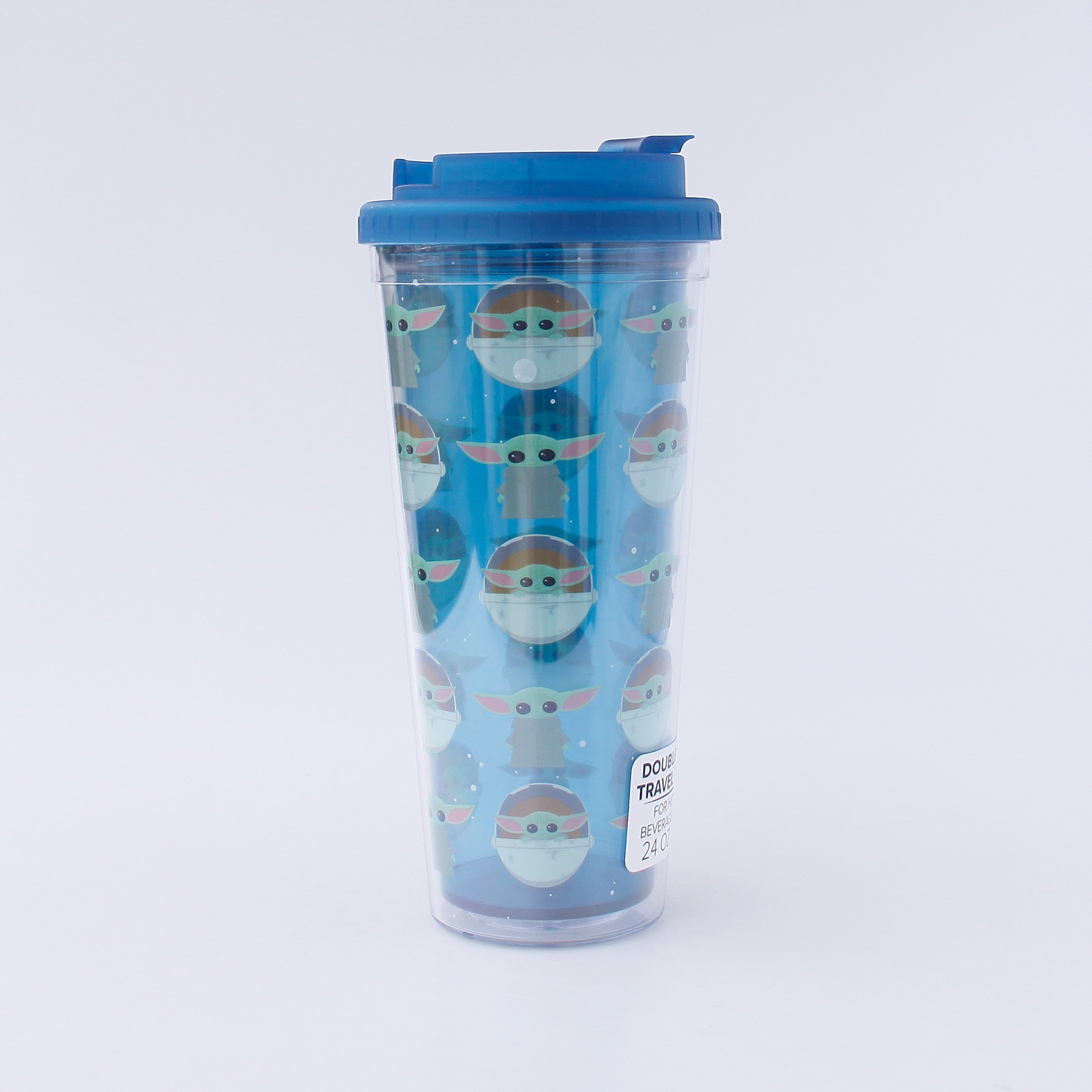 Star Wars: The Mandalorian Grogu Plastic Travel Tumbler | Holds 24 Ounces
