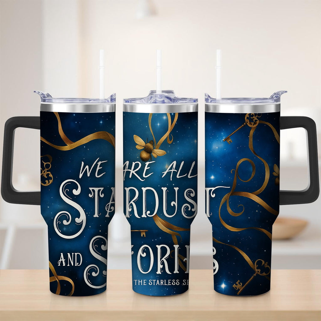 Starry Night We Are All Stardust Stainless Steel Tumbler, 40oz