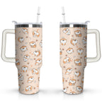 Herobuddy™ Gift for Dog Lovers Cute Dog Tumbler for Women - 40oz - Insulated Travel Tumbler Cup