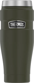 Herobuddy™ Thermos Stainless King Vacuum Insulated Stainless Steel Tumbler 16Oz Matte Rustic - Insulated Travel Tumbler Cup