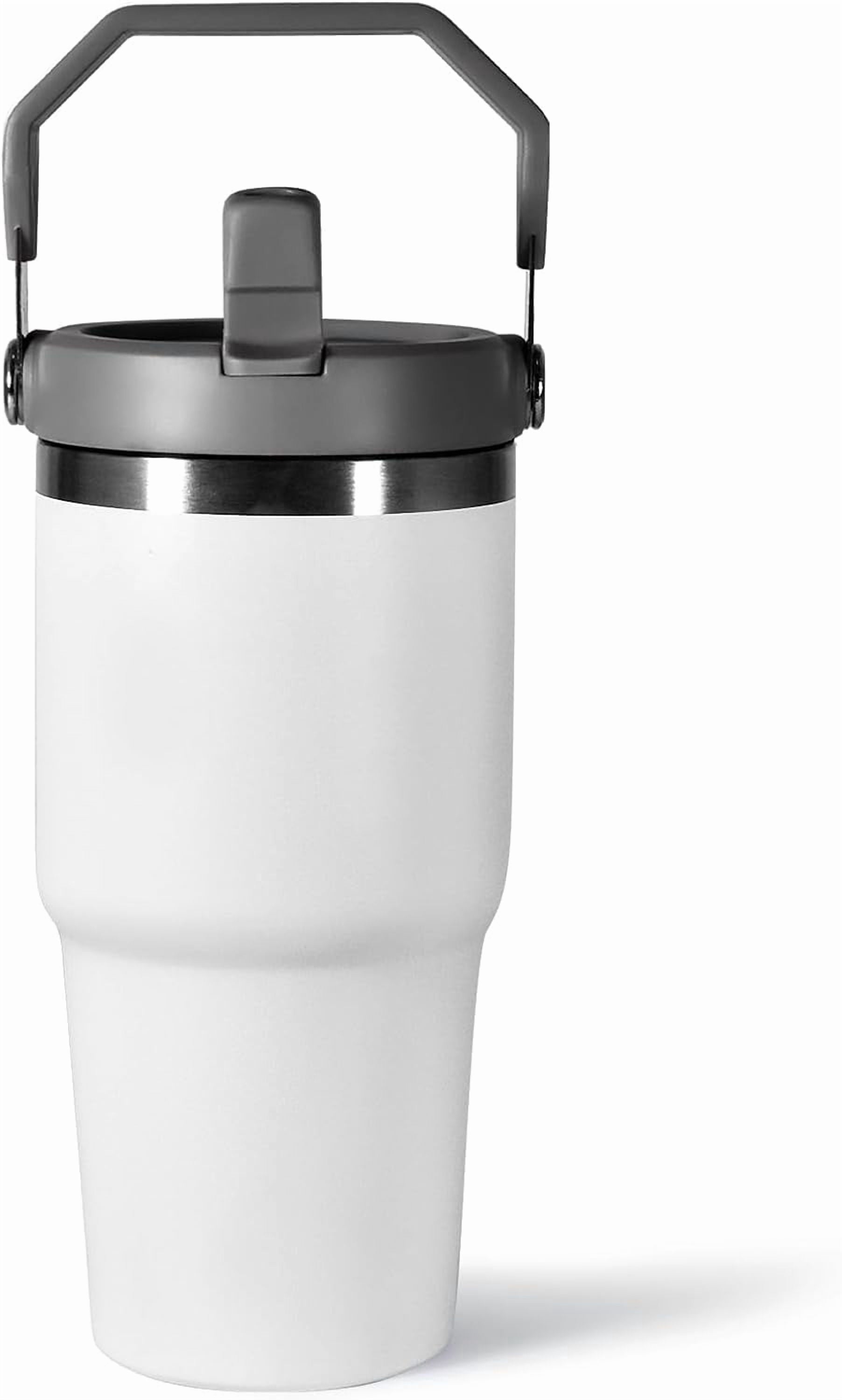 Herobuddy™ WarmH 20 oz Tumbler with Handle,Insulated Tumbler with Lid and Flip - Insulated Travel Tumbler Cup