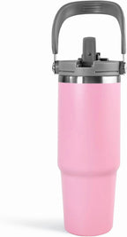 Herobuddy™ WarmH 20 oz Tumbler with Handle,Insulated Tumbler with Lid and Flip - Insulated Travel Tumbler Cup
