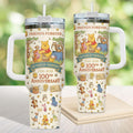 Winnie Pooh 100Th Anniversary Tumbler 40Oz, Pooh And Friend Tumbler, Disney Winnie The Pooh 100 Years Tumbler, Pooh Friends Forever Cup