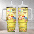 Winnie The Pooh 100th Anniversary Tumbler 40oz, Disney 100 Years Friendship Water Tumbler, Disney Pooh Honey Lover Cup, Summer Gift