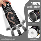 30oz Wednesday Girl Stainless Steel Tumbler with Lid and Straw,Wednesday Stuff Merchandise Spill Proof Travel Cup Double Wall Vacuum Insulated Coffee Mug with Top Handle Black