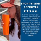 Loud Cup 23 oz Tumbler + Stadium Horn with Slide-Close Lid (Royal Purple) - Double-WallCup Reusable Water Bottle Coffee Travel Mug - Worlds Loudest Cup for Game Day