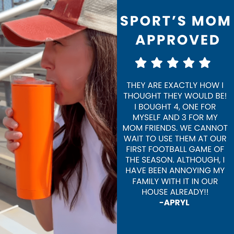 Loud Cup 23 oz Tumbler + Stadium Horn with Slide-Close Lid (Royal Purple) - Double-WallCup Reusable Water Bottle Coffee Travel Mug - Worlds Loudest Cup for Game Day